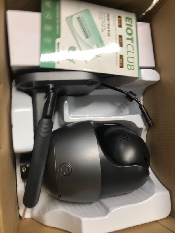 Photo 4 of ***USED - LIKELY MISSING PARTS - UNABLE TO VERIFY FUNCTIONALITY***
SOLIOM S600 3G/4G LTE Outdoor Solar Powered Cellular Security Camera Wireless,Pan Tilt 360°View Spotlight,1080p Night Vision,2 Way Talk,PIR Motion Sensor,No WiFi,US Version 4G-Grey