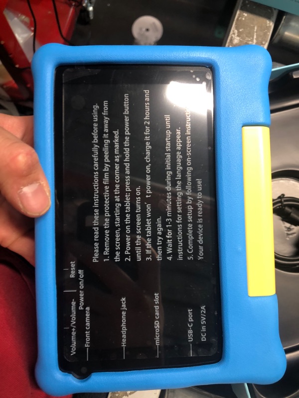 Photo 1 of Kids Tablet 7 Inch Android 12 Go Quad Core 32GB 2500mAh, Tablet for Kids with Case | Parental Control | WiFi | Bluetooth | Education |Entertainment (Blue)