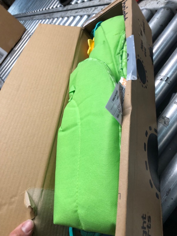 Photo 1 of ***USED - LIKELY MISSING PARTS - UNABLE TO VERIFY FUNCITONALITY***
Bright Starts Wild Wiggles Baby Activity Gym & Play Mat with FoldingToy bar, Newborn and up - Green, 18.5” x 29.1” x 29.1” Wild Wiggles w/ Folding Toy Bar