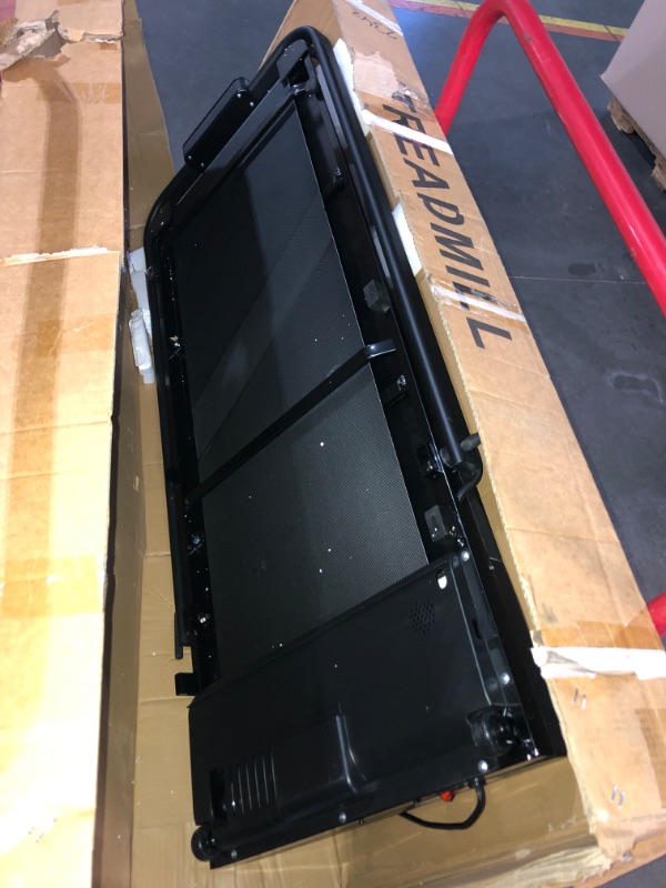 Photo 3 of (NON-REFUNDABLE) Sperax Treadmill-Under Desk Treadmill-Treadmill 2 in 1 Folding Treadmill-Black black red