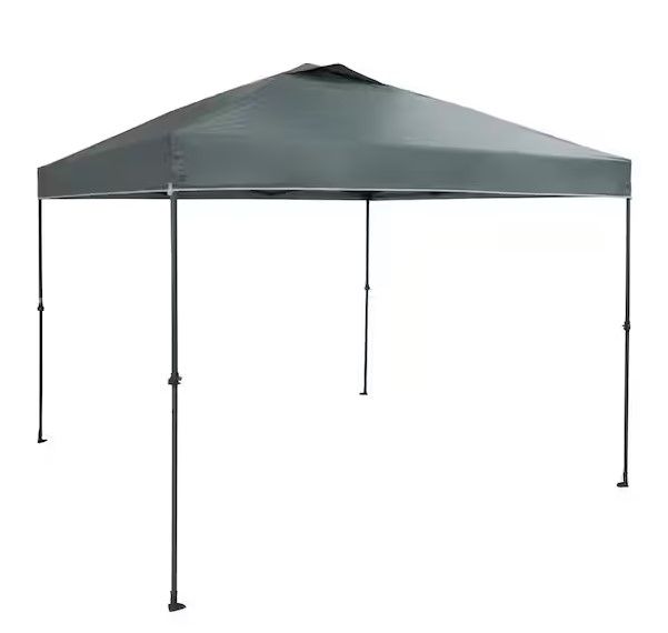 Photo 1 of **NON  REFUNDABLE NO RETURNS SOLD AS IS**READ NOTES***
10 ft. x 10 ft. Grey Instant Canopy Pop Up Tent
