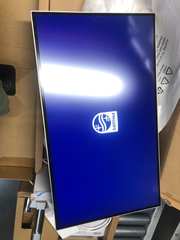 Photo 1 of PHILIPS Creator Monitor 27" 4K UHD IPS Black Display, USB-C, Built-in KVM, Height Adjustable, Daisy Chain, PD 96W, Compatible with Laptop & Mac Monitor, 4-Year Advance Replacement, 27E2F7901 27" 4K UHD IPS Black USB-C Docking 96W | Apple & PC