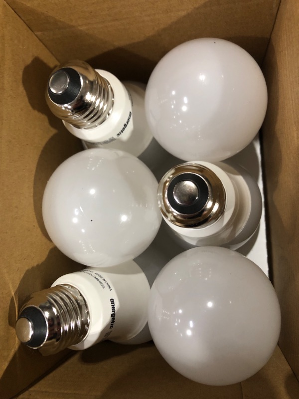 Photo 3 of (NON-REFUNDABLE) Energetic LED Bulbs 100 Watt Equivalent?Daylight 5000K A19 Dimmable Light Bulbs, 13.5W 1600lm CRI80+, 15000Hrs, UL Listed, 6-Pack 5000k Daylight