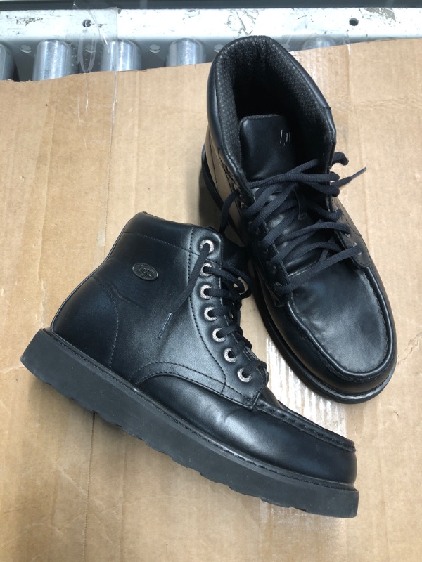 Photo 1 of Lugz Mens Warsaw Lace Up Work Safety Shoes Casual - Black (US 8Men)