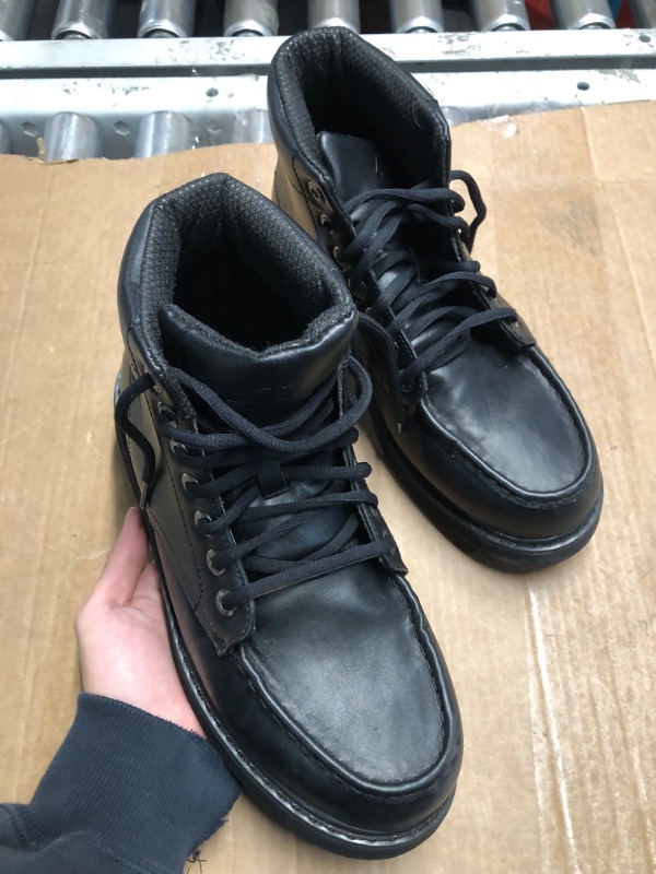 Photo 2 of Lugz Mens Warsaw Lace Up Work Safety Shoes Casual - Black (US 8Men)