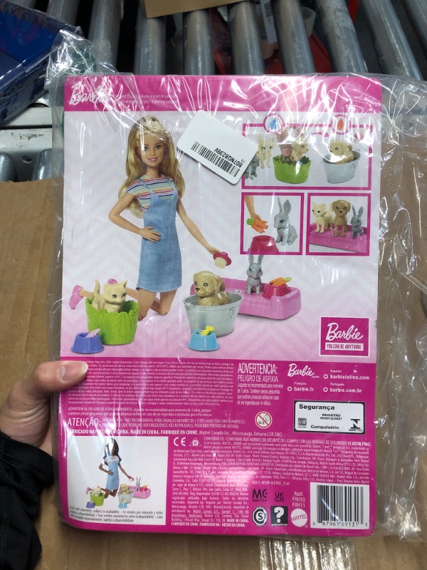 Photo 3 of Barbie Play N Wash Pets Doll And Playset