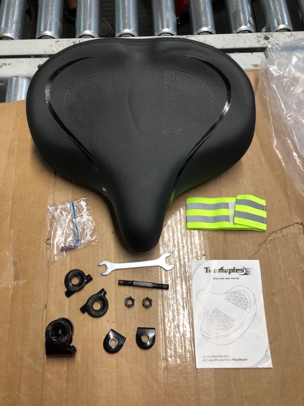 Photo 2 of **READ NOTES***(FOR PARTS ONLY)
Bicycle Seat, Bike Seat for Women Men Extra Comfort Wide, Oversized Comfortable Seats Saddle for Peloton Bikes, Fit for Exercise Bikes, Electric Bikes, Mountain Bikes, Cruiser Bikes