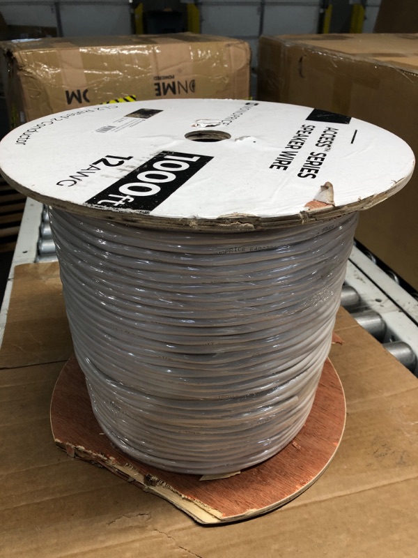 Photo 5 of **READ NOTES***
Monoprice 12 Gauge AWG CL2 Rated 2 Conductor Speaker Wire / Cable - 1000 Feet - White | Fire Safety In Wall Rated, Jacketed In PVC Material 99.9 Percent Oxygen-Free Pure Bare Copper - Access Series 2 1000 Feet White 2