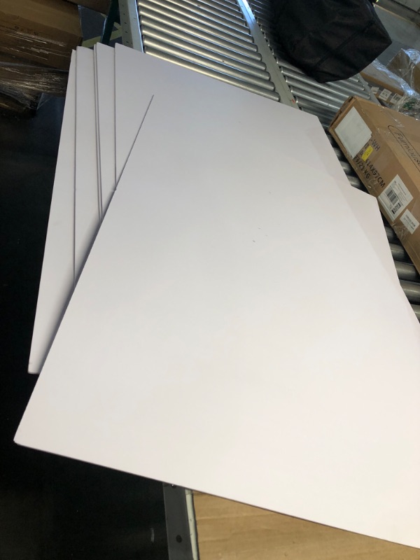 Photo 2 of 6 Pack Large Foam Boards Bulk 30 x 40 Inch Giant Foam Core Board White Foam Poster Board Multipurpose Blank Board for Presentation Projects Crafts Mounting Arts Framing School Modelling Display