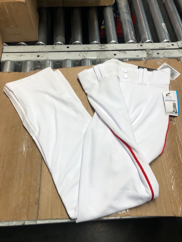 Photo 2 of CHAMPRO Youth Triple Crown Open Bottom Piped Baseball Pants Large
