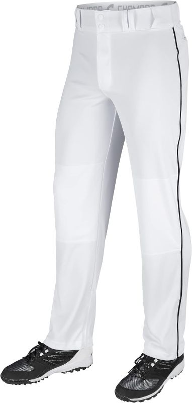 Photo 1 of CHAMPRO Youth Triple Crown Open Bottom Piped Baseball Pants (Small)