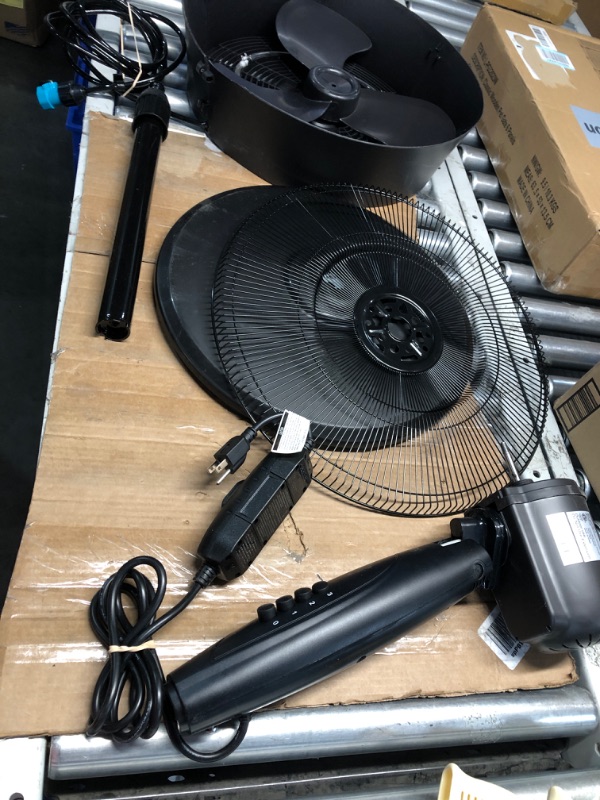 Photo 2 of **NON REFUNDABLE ITEM**(FOR PARTS ONLY)
18 in. 3 Fan Speeds Misting Personal Fan in Black with Oscillation Function
