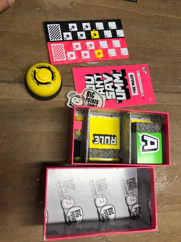 Photo 2 of **NON REFUNDABLE ITEM**(FOR PARTS ONLY)
You Can't Say UMM… : A Party Game for Family and Adults, Fast-Paced Family Word Game, Must Have for Game Night- For 4-12 Players