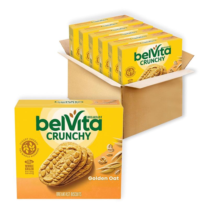 Photo 1 of **NON REUNDABLE FOOD**(BB: Oct 2024)
belVita Breakfast Biscuits, Golden Oat Breakfast Biscuits, 8.8 oz 8.8 Ounce (Pack of 6)