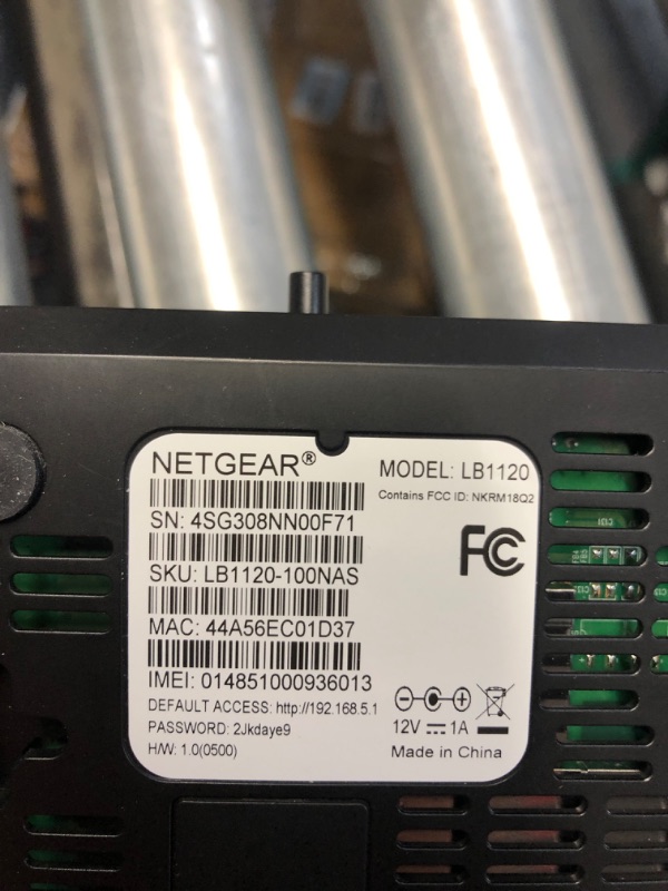 Photo 4 of NETGEAR 4G LTE Broadband Modem - Use LTE as Primary Internet Connection (LB1120) 4G LTE Modem