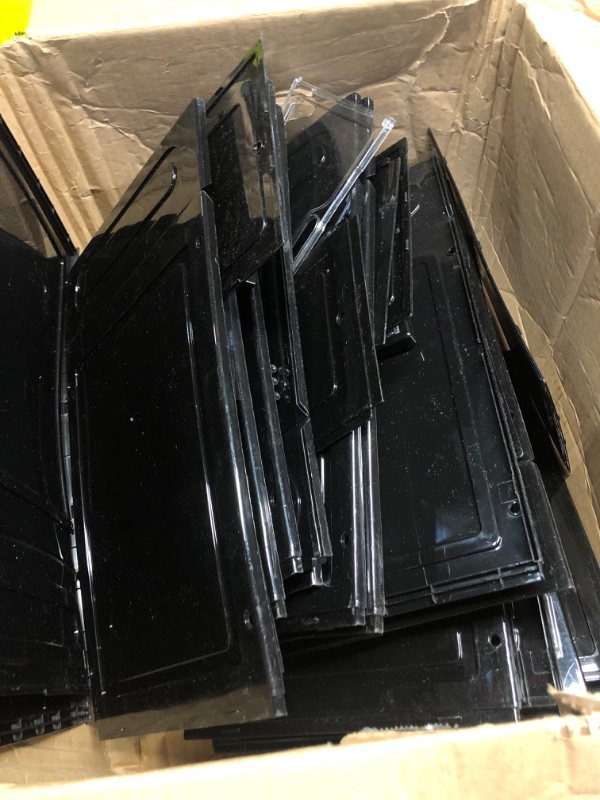 Photo 4 of **NON REFUNDABLE ITEM***(FOR PARTS ONLY)
INSTY 12 Pack Shoe Storage Box?Clear Shoe Storage Organizer with Magnetic Door, Stackable,For Display Sneakers?Easy Assembly?Fit up to US Size 12(13.4”x 9.8”x 7.1”) black