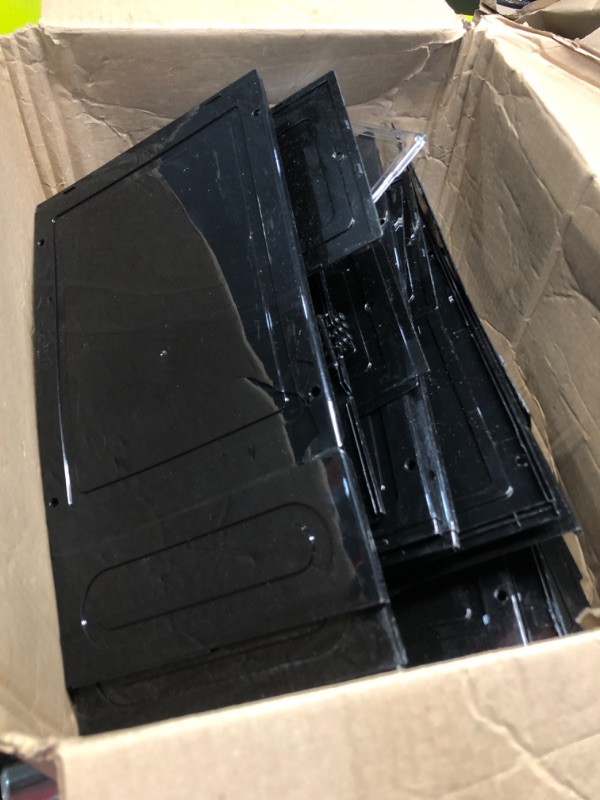 Photo 2 of **NON REFUNDABLE ITEM***(FOR PARTS ONLY)
INSTY 12 Pack Shoe Storage Box?Clear Shoe Storage Organizer with Magnetic Door, Stackable,For Display Sneakers?Easy Assembly?Fit up to US Size 12(13.4”x 9.8”x 7.1”) black