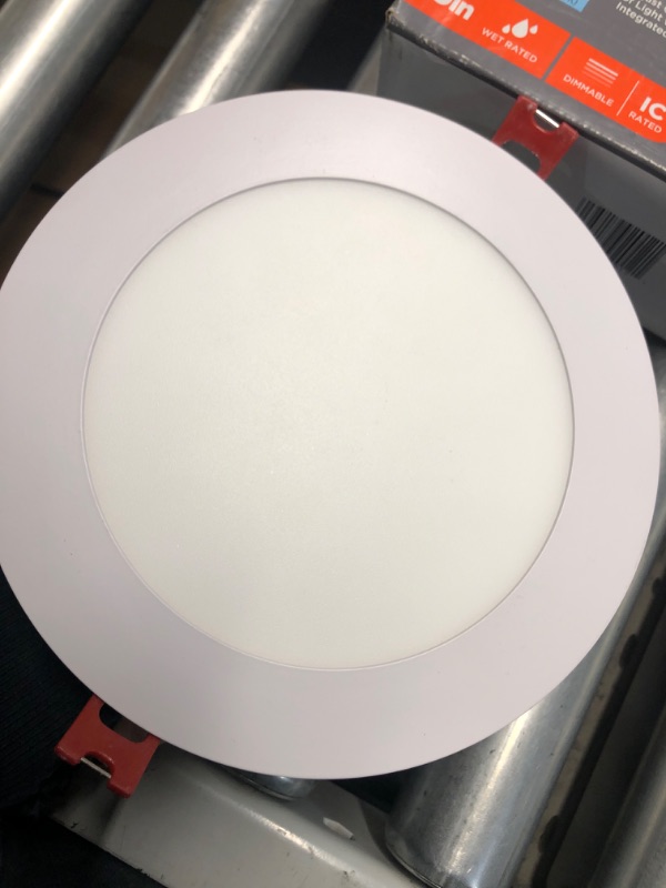 Photo 4 of **NON REFUNDABLE ITEM**(FOR PARTS ONLY)
Integrated LED 6-inch Retro Fit Ultra Slim Selectable Color Recessed Light, White, Energy Star, Title 20, Wet Rated
