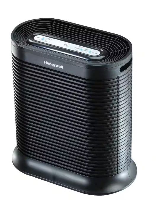 Photo 1 of ***USED - DAMAGED - SEE COMMENTS***
Honeywell HPA200 HEPA Air Purifier for Large Rooms - Microscopic Airborne Allergen+ Reducer, Cleans Up To 1500 Sq Ft in 1 Hour - Wildfire/Smoke, Pollen, Pet Dander, and Dust Air Purifier – Black