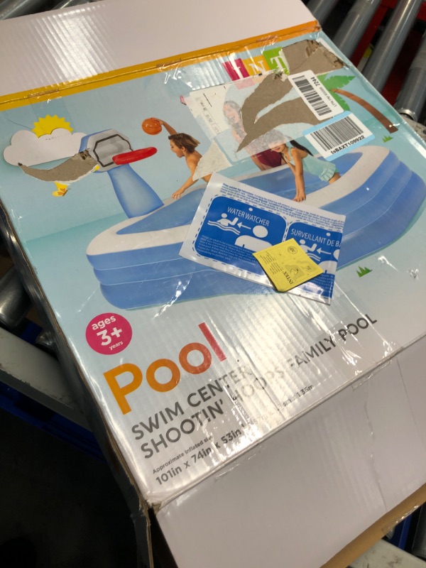 Photo 3 of Intex Shootin' Hoops Swim Center Family Pool, for Ages 3+, Multicolor