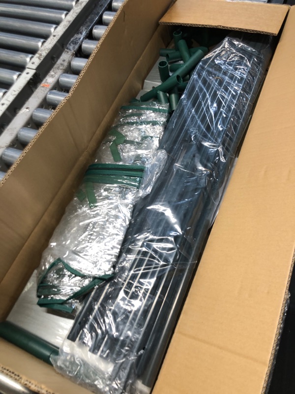 Photo 1 of ***USED - LIKELY MISSING PARTS - UNABLE TO VERIFY FUNCTIONALITY***
Land Guard 6x3x1ft Galvanized Raised Garden Bed with Waterproof Cover Small Mini Portable Antifreeze Greenhouse Kit for Metal Planter Box with 2 Huge Roll-up Zipper Door Window 6×3×1ft