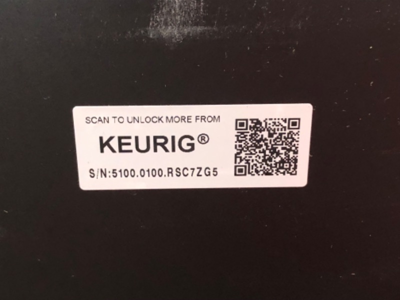 Photo 4 of ***USED - POWERS ON - UNABLE TO TEST FURTHER***
Keurig® K-Duo™ B Single Serve & 12 Cup Carafe Coffee Maker, Black (204977)