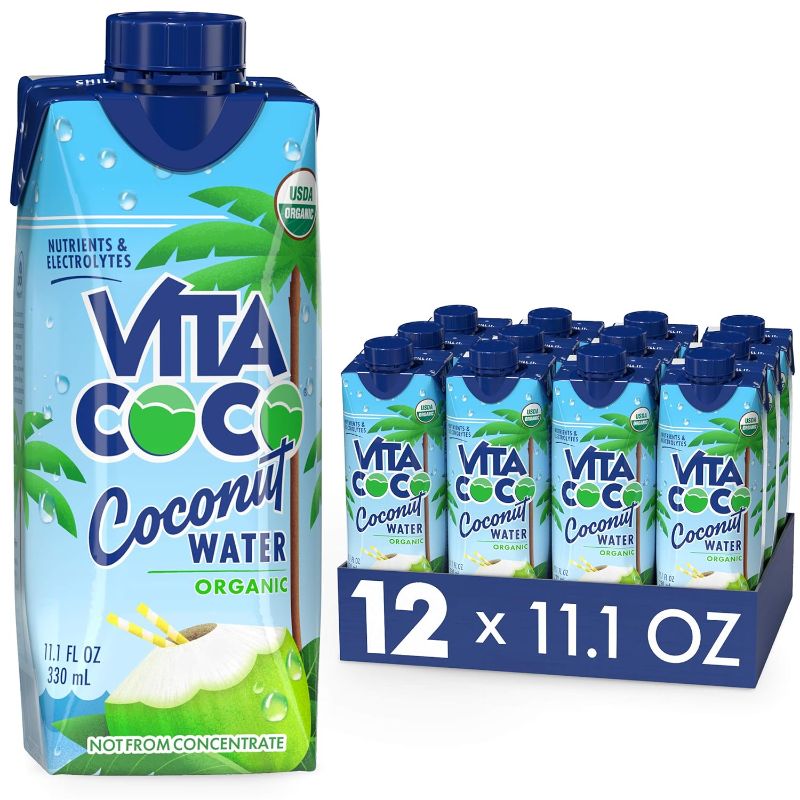 Photo 1 of **NON-REFUNDABLE, EXP 28/AUG/24***
Vita Coco Coconut Water, Pure Organic | Refreshing Coconut Taste | Natural Electrolytes | Vital Nutrients | 11.1 Oz (Pack Of 12)