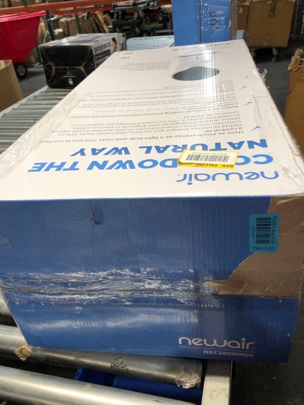 Photo 1 of (READ FULL POST) Newair Evaporative Cooler 412 CFM 215 sq. ft. Portable Freestanding Home Air Cooler 3 Fan Speeds Dual Direction Oscillation White Evap Cooler White 215 sq. ft.