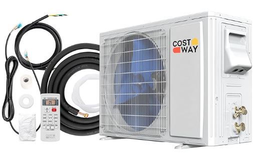 Photo 1 of **DAMAGED, NO PACKAGING**
Costway 19 SEER2 18,000 BTU 1.5 Ton Ductless Mini Split Air Conditioner with Heat Pump 208/230V