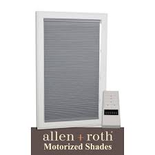 Photo 1 of **PARTS ONLY NON-REFUNDABLE READ NOTES**  roth Motorized Cellular Shade 35-in x 72-in Gray Blackout Cordless Motorized Cellular Shade