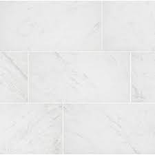 Photo 1 of **damaged**Florida Tile Home Collection Brilliance White Rectified 12 in. x 24 in. Porcelain Floor and Wall Tile (13.3 sq. ft. / case)