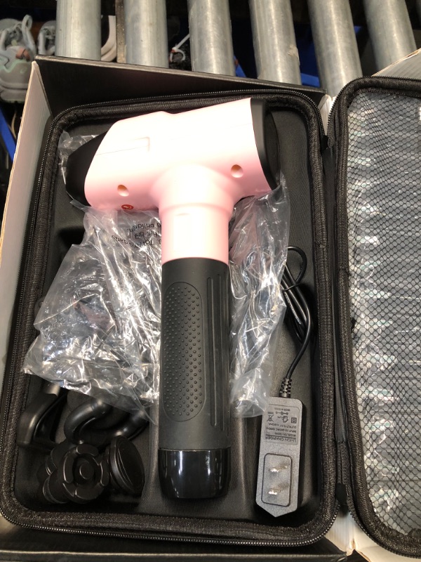 Photo 2 of ORIbox Massage Gun Deep Tissue Percussion Muscle Massager Handheld Massage Gun for Athletes, M02 Pink ORI.Pink