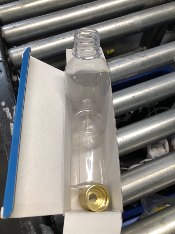 Photo 1 of Educational Experiment Science Toy Watertight Metal Tornado Connector Cyclone Tube, no Leak, Vortex Tornado Tube Connection Toy with Empty Bottles Suitable for Toys 4-12 Years Old (Gold)