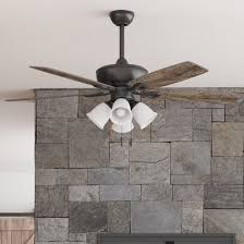 Photo 1 of **PARTS ONLY NON-REFUNDABLE READ NOTES**Harbor Breeze Notus 52-in Bronze Indoor Ceiling Fan with Light (5-Blade)