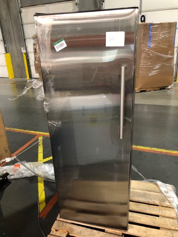 Photo 5 of (PARTS ONLY. NO RETURNS OR REFUNDS) 11 cu. ft. Convertible Auto Defrost Garage Ready Upright Freezer/Refrigerator in Stainless Steel, Energy Star