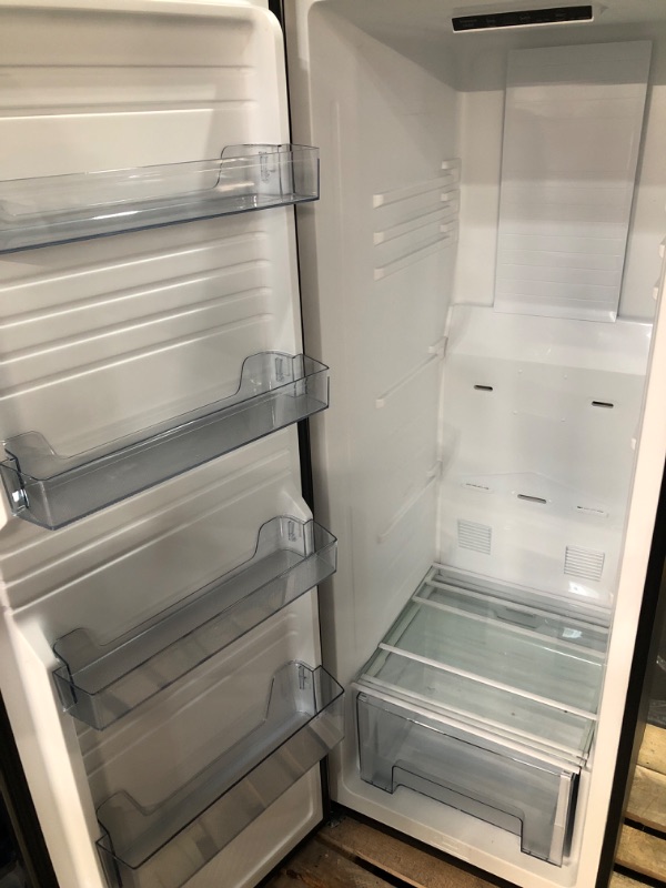 Photo 2 of (PARTS ONLY. NO RETURNS OR REFUNDS) 11 cu. ft. Convertible Auto Defrost Garage Ready Upright Freezer/Refrigerator in Stainless Steel, Energy Star