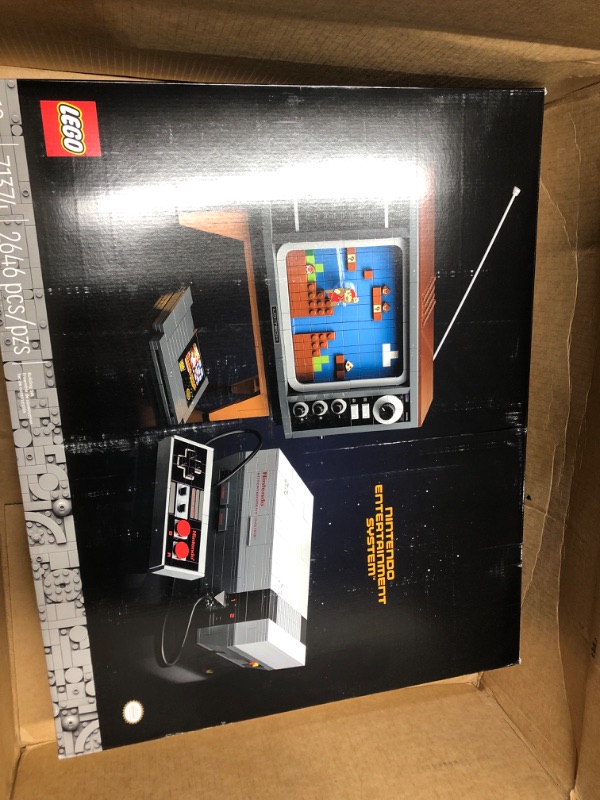 Photo 2 of LEGO Super Mario Nintendo Entertainment System 71374 Gameplay Building Set, Model Kits for Adults to Build, DIY Creative Activity, Collectible Gift Idea Standard Packaging