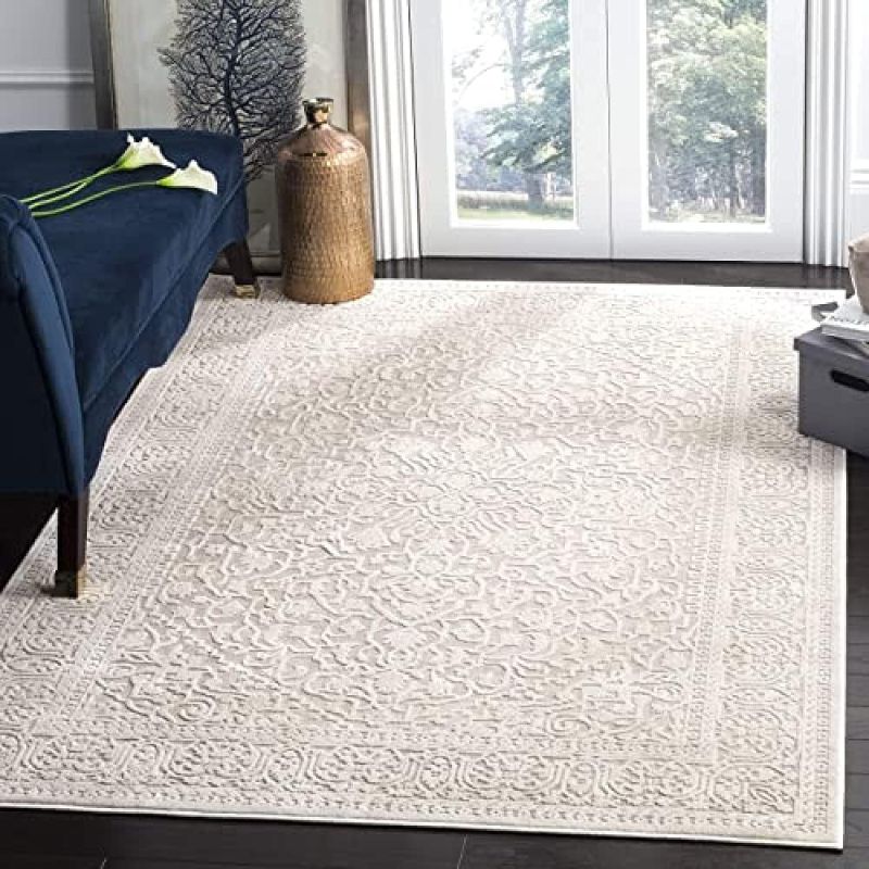 Photo 1 of *****STOCK IMAGE FOR SAMPLE*****
GOYA Collection Area Rug - 6' x 9', Beige/Cream, Vintage Distressed Design, Non-Shedding & Easy Care, Living Room, Bedroom (RFT670A)