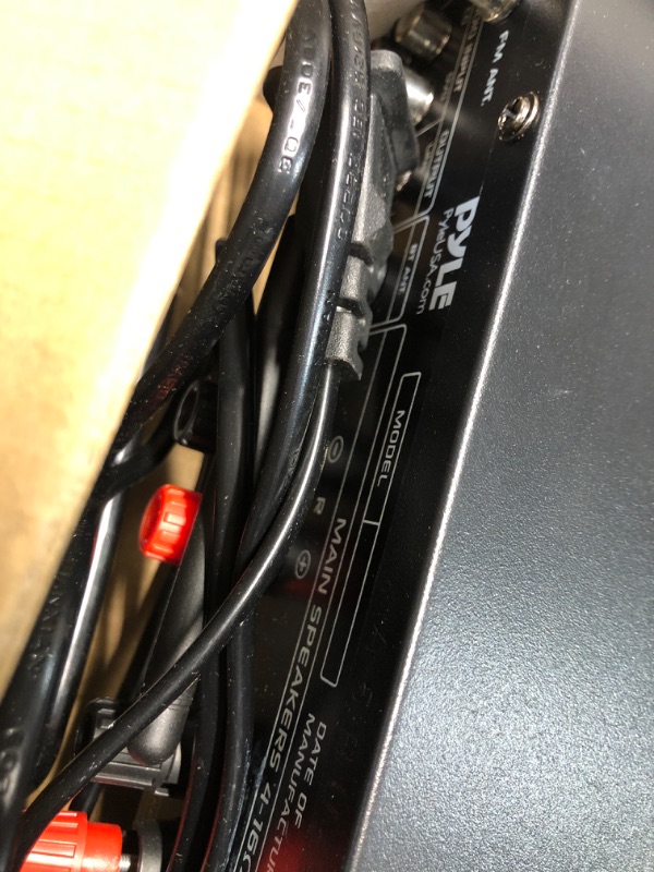 Photo 1 of Pyle 200W Audio Stereo Receiver - Wireless Bluetooth Power Amplifier Home Entertainment System
