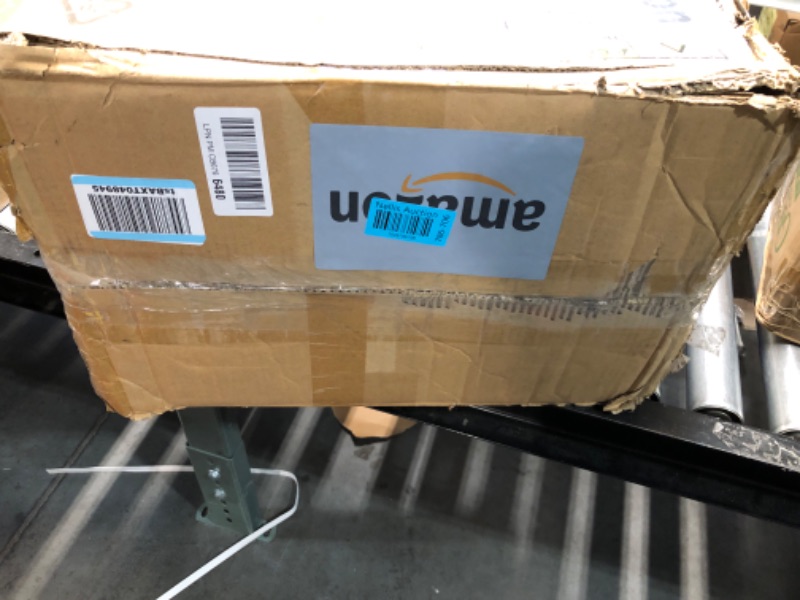 Photo 1 of Amazon Basics HDPE Round Fan-Shaped Hanging Umbrella Base for Patio – Black