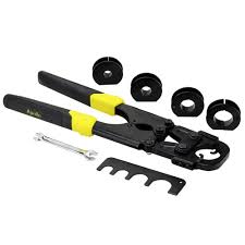 Photo 1 of ***crimper only**Apollo Multi-Head PEX Crimp Tool Kit-Minimum Pipe O.D Size 3/8 in. to Maximum O.D. Pipe Size 1 in. O.D. Size