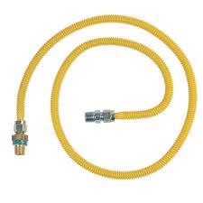 Photo 1 of  BrassCraft
1/2 in. MIP x 1/2 in. MIP x 60 in. Gas Connector (1/2 in. OD) w/Safety+Plus2 Thermal Excess Flow Valve (53,200 BTU)