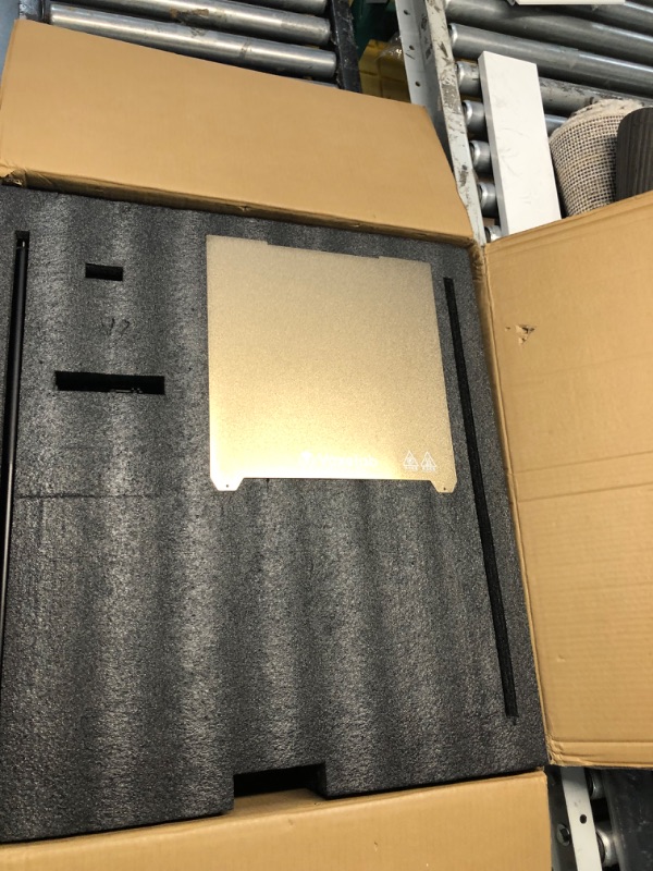 Photo 1 of Voxelab Aquila X3 Max 3D Printer with Auto Leveling, 200mm/s High-Speed Printing, FDM 3D Printer Featuring Removable Heated PEI Platform, and Large Print Size of 15.6" x 15.6" x 15.6"