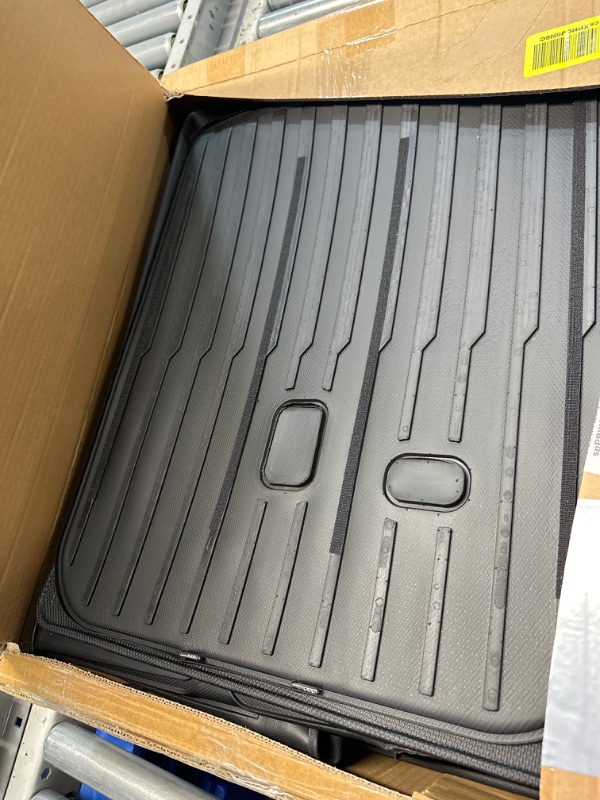 Photo 2 of Floor Mats for Kia Sorento 2021-2024 (Not Hybrid)-All Weather for Kia Sorento Floor Mats Liners& Cargo Liner& Seats Back Cover Behind The 3rd Row Velcro on The Back