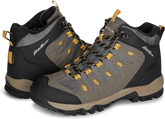 Photo 1 of Eddie Bauer Mont Lake Hiking Boots for Men | Waterproof, Multi-Directional Lugs, Stylish & Protective Design Traction Outsole Memory Foam Insole 8
