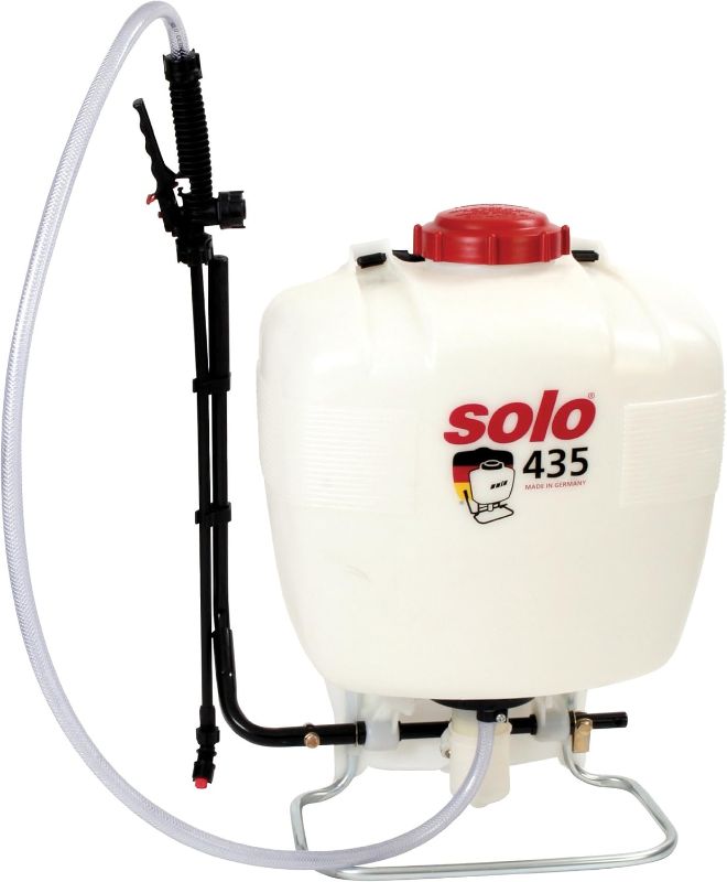 Photo 1 of ***USED - SPRAYER MISSING - UNABLE TO TEST***
Solo 435 5-Gallon Professional Backpack Sprayer with Foldaway Handle & Assorted Nozzles