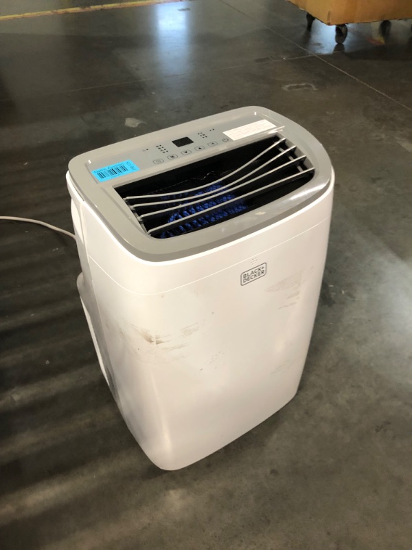 Photo 2 of ***USED - DAMAGED - MISSING PARTS - SEE COMMENTS***
BLACK+DECKER 10,000 BTU Portable Air Conditioner up to 450 Sq.Ft. with Remote Control,White
