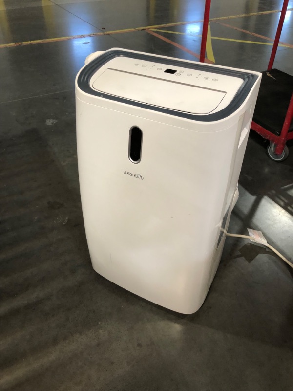 Photo 2 of ***USED - DAMAGED - NO PACKAGING - MISSING REMOTE - SEE COMMENTS***
Portable Air Conditioner - 14000 BTU Cooling Capacity (ASHRAE) Compact Home A/C Cooling Unit with Built-in Dehumidifier & Fan Modes, Includes Window Mount Kit (White)