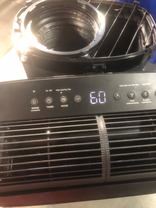 Photo 3 of ***USED - NO PACKAGING - MISSING ACCESSORIES, INCLUDING REMOTE - SEE PICTURES***
Midea Duo 14,000 BTU (12,000 BTU SACC) High Efficiency Inverter, Ultra Quiet Portable Air Conditioner, Cools up to 550 Sq. Ft., Works with Alexa/Google Assistant, Includes Re