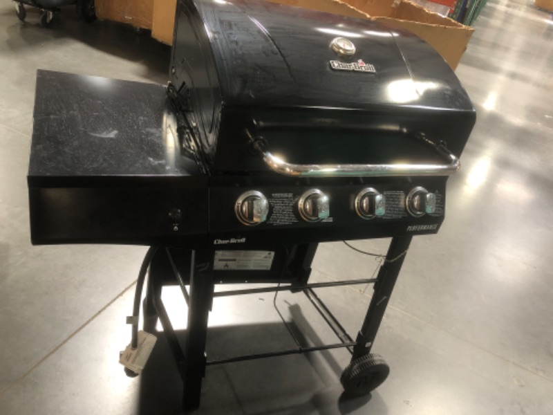 Photo 2 of ***(PARTS ONLY/ NON FUNCTIONAL/ NO RETURNS OR REFUNDS) ***
Char-Broil Performance Series Black 4-Burner Liquid Propane Gas Grill
